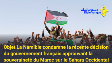 Photo de Objet La Namibie condamne la récente décision du gouvernement français approuvant la souveraineté du Maroc sur le Sahara Occidental